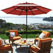 10ft 3 Tier Outdoor Patio Umbrella with Double Vented - Cool Stuff & Accessories