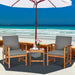 3PC Solid Wood Outdoor Patio Sofa Furniture Set - Cool Stuff & Accessories