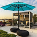 10ft 3 Tier Outdoor Patio Umbrella with Double Vented - Cool Stuff & Accessories