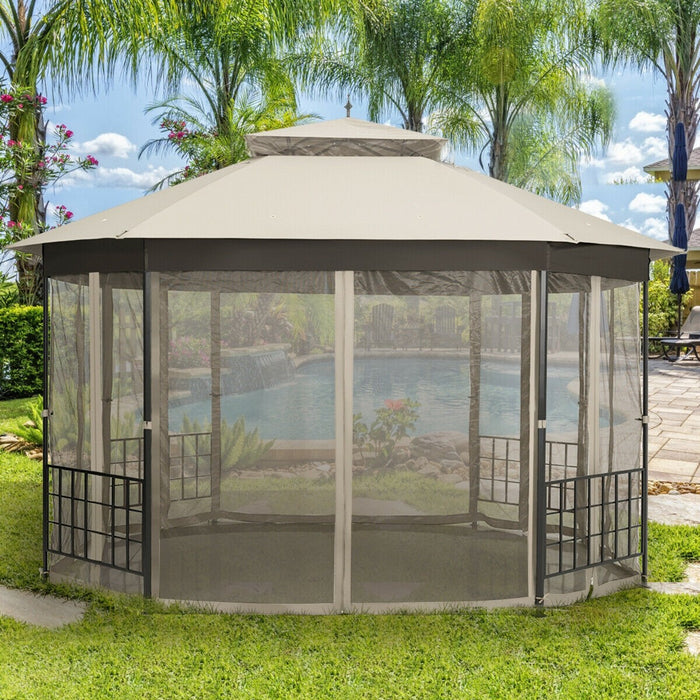 10’x 12’ Octagonal Patio Gazebo - Cool Stuff & Accessories