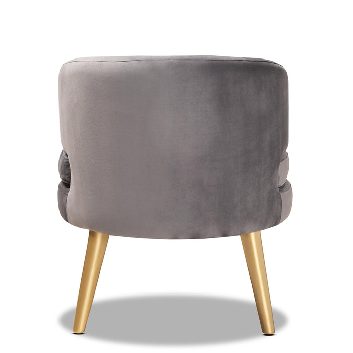 Baptiste Fabric Accent Chair/ Grey - Cool Stuff & Accessories
