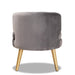 Baptiste Fabric Accent Chair/ Grey - Cool Stuff & Accessories