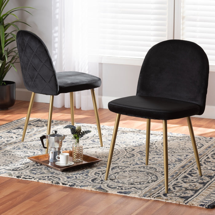Fantine Two Chair Dining Set/ Black - Cool Stuff & Accessories