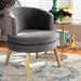 Baptiste Fabric Accent Chair/ Grey - Cool Stuff & Accessories