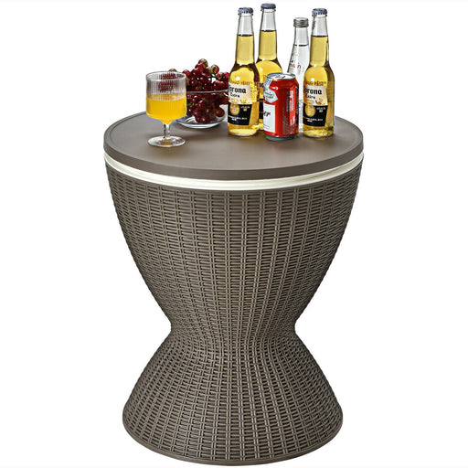 8 Gallon Cooler Bar Table with Adjust Ice Bucket - Cool Stuff & Accessories