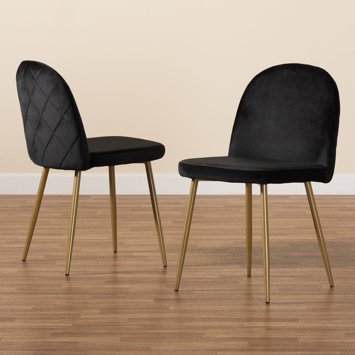 Fantine Two Chair Dining Set/ Black - Cool Stuff & Accessories