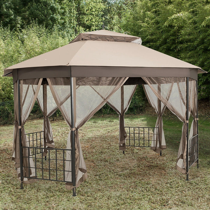 10’x 12’ Octagonal Patio Gazebo - Cool Stuff & Accessories