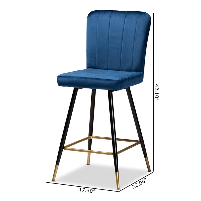 Preston 2-Piece Bar Stool/Navy - Cool Stuff & Accessories