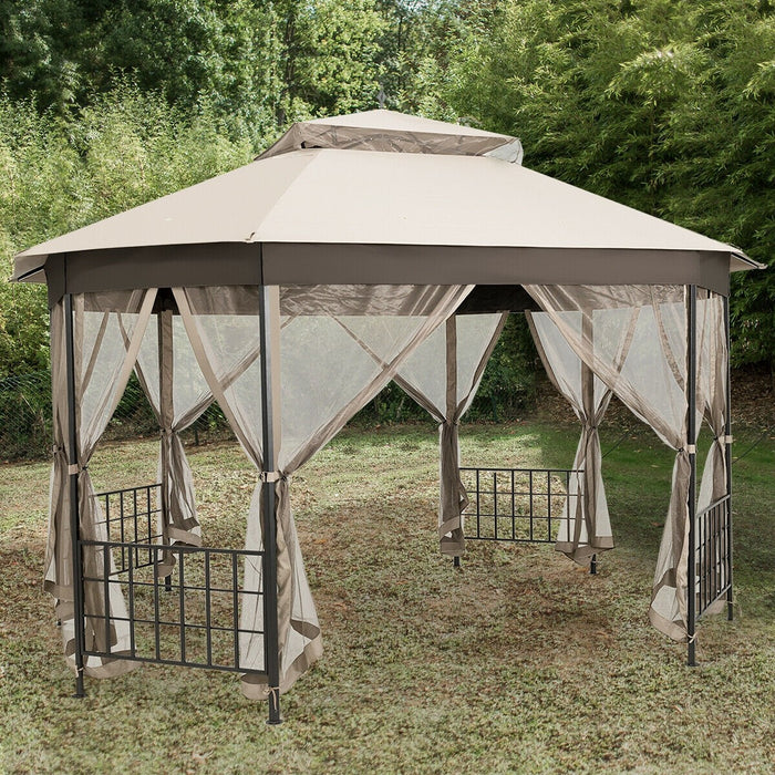 10’x 12’ Octagonal Patio Gazebo - Cool Stuff & Accessories