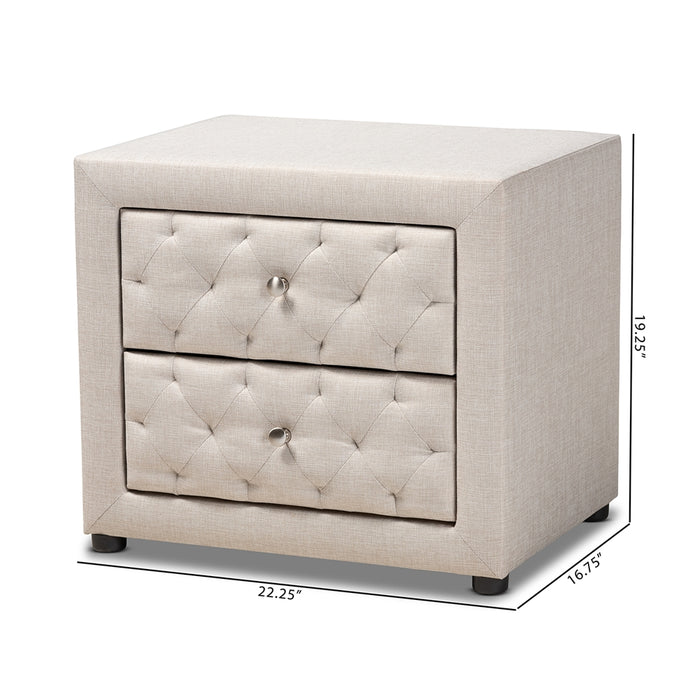 Lepine 2-Drawer Wood Nightstand - Cool Stuff & Accessories