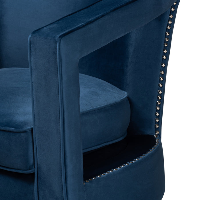 Neville Fabric Armchair / Navy Blue - Cool Stuff & Accessories