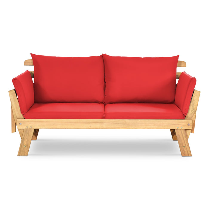 Adjustable Patio Convertible Sofa with Thick Cushion - Cool Stuff & Accessories