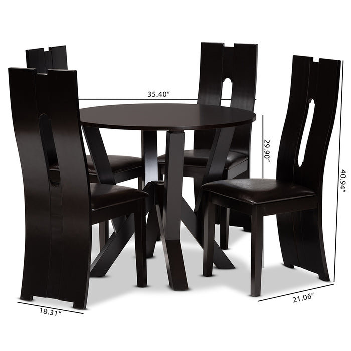 Senan Modern 5 Piece Dining Set - Cool Stuff & Accessories