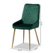 Priscilla 2 Piece Dining Chair Set/Emerald Green - Cool Stuff & Accessories