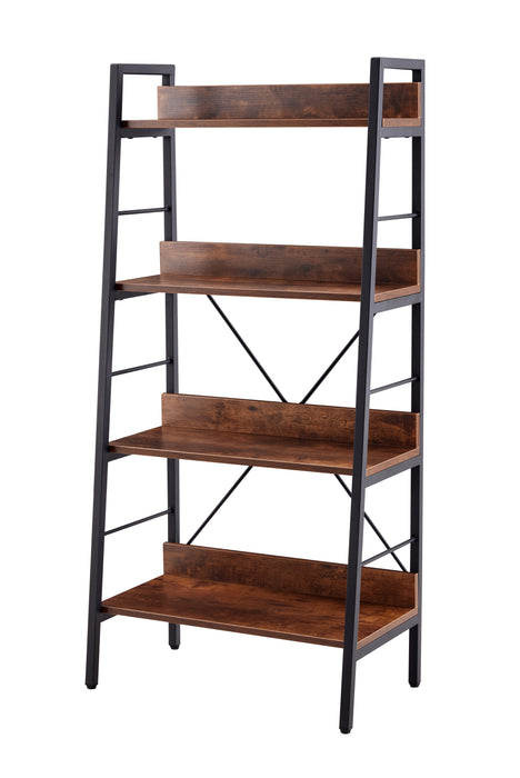 4 Layer Display Bookshelf/ Brown