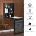 Convertible Wall Mounted Table with A Chalkboard/Black - Cool Stuff & Accessories
