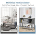 Wooden Console Table with Drawers / Grey - Cool Stuff & Accessories