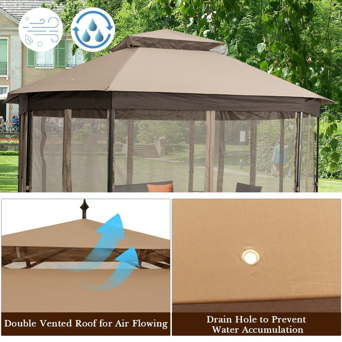 10’x 12’ Octagonal Patio Gazebo - Cool Stuff & Accessories