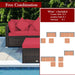 4 Pcs Ottoman Garden Deck Patio Rattan Wicker Furniture Set Cushioned Sofa - Cool Stuff & Accessories