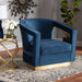 Neville Fabric Armchair / Navy Blue - Cool Stuff & Accessories