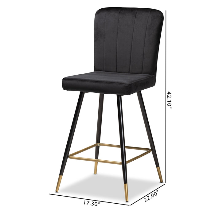 Preston 2-Piece Bar Stool Set/ Black - Cool Stuff & Accessories