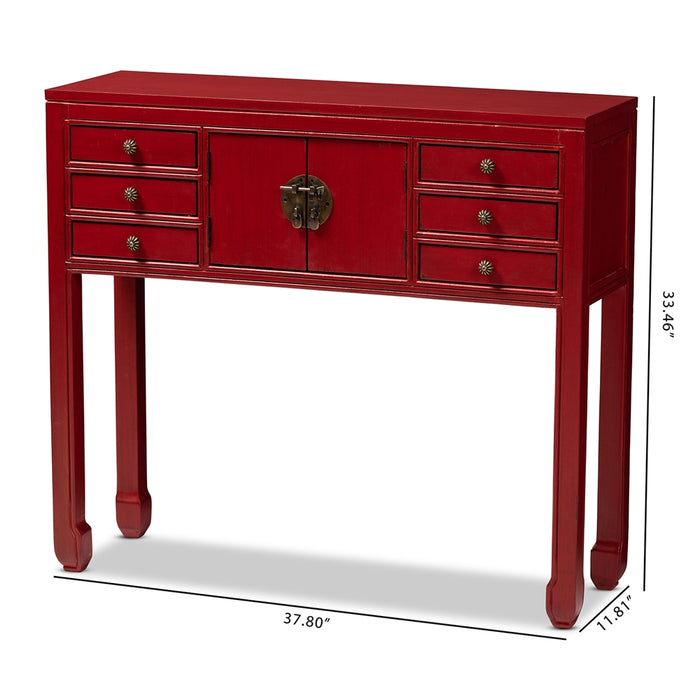Melodie 6-Drawer Console Table - Cool Stuff & Accessories
