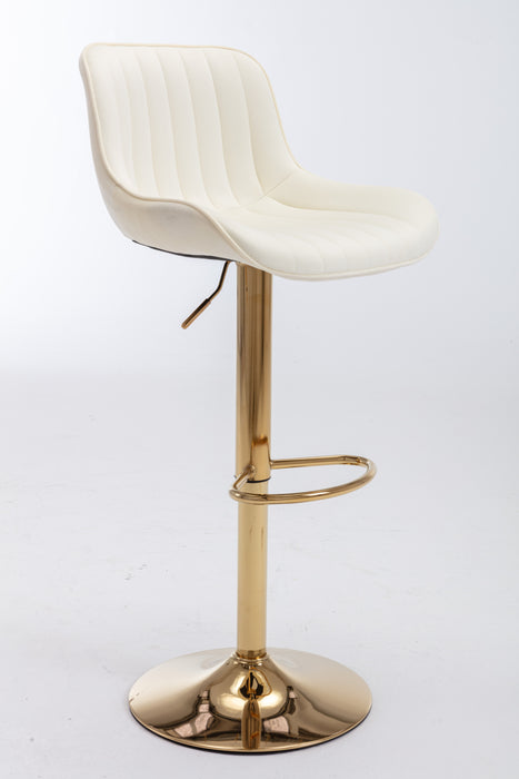 Bar Stool Set of 2/ Ivory