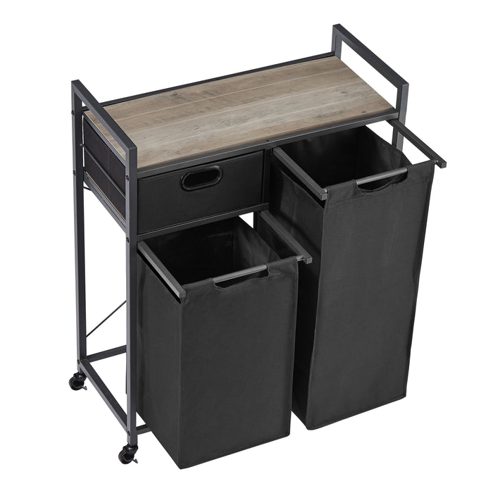 JHX Laundry Basket/ Grey