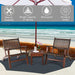 3PCS Outdoor Wooden Patio Rattan Furniture Set - Cool Stuff & Accessories
