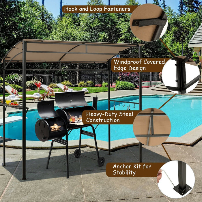 7' x 4.5' Grill Gazebo Outdoor Patio Garden BBQ Canopy Shelter - Cool Stuff & Accessories
