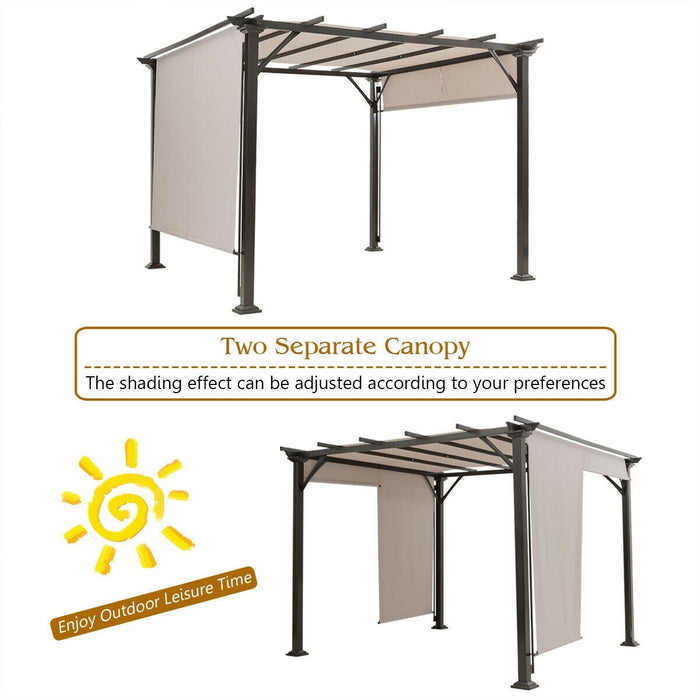 10' x 10' Metal Frame Patio Furniture Shelter - Cool Stuff & Accessories