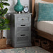 Sheldon Vintage Synthetic Rattan 3 Drawer Nightstand - Cool Stuff & Accessories