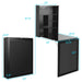 Convertible Wall Mounted Table with A Chalkboard/Black - Cool Stuff & Accessories