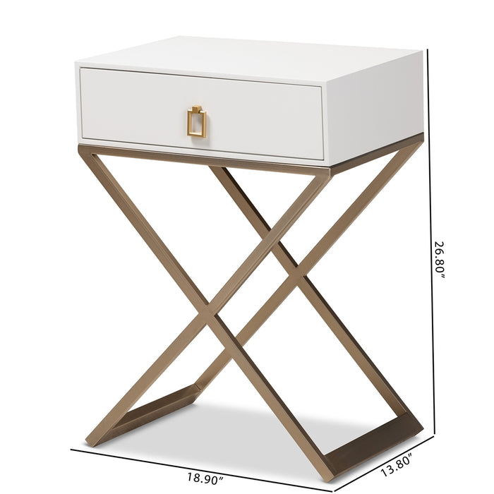 Patricia 1 Drawer Nightstand - Cool Stuff & Accessories