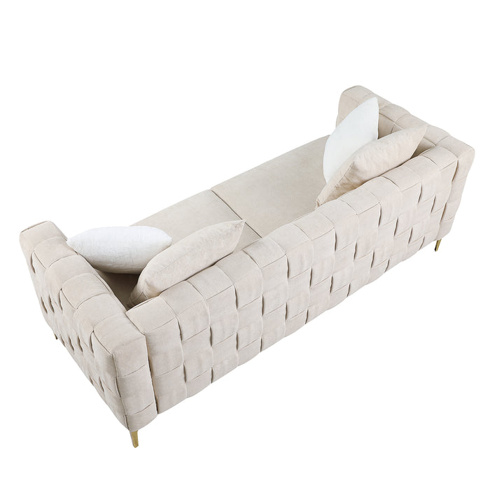 Weave sofa contemporary new concept sofa and loveseat handcrafted