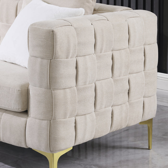 Weave sofa contemporary new concept sofa and loveseat handcrafted