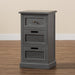Sheldon Vintage Synthetic Rattan 3 Drawer Nightstand - Cool Stuff & Accessories