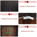 4 Pcs Ottoman Garden Deck Patio Rattan Wicker Furniture Set Cushioned Sofa - Cool Stuff & Accessories