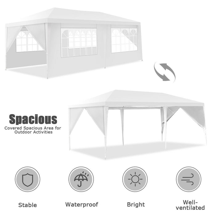 10' x 20' 6 Sidewalls Canopy Tent with Carry Bag - Cool Stuff & Accessories