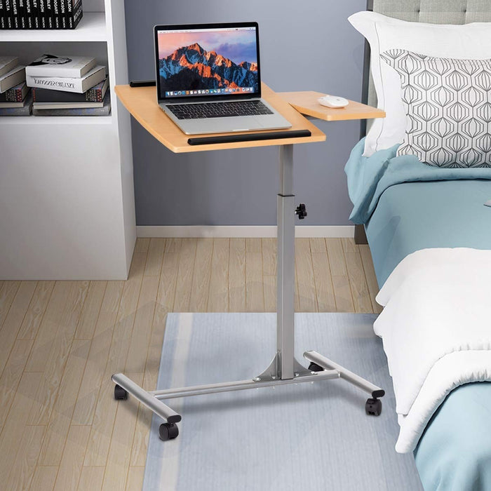 Adjustable Laptop Desk with Stand Holder and Wheels