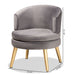 Baptiste Fabric Accent Chair/ Grey - Cool Stuff & Accessories