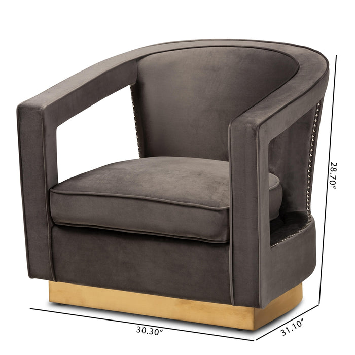 Neville Fabric Armchair / Gray - Cool Stuff & Accessories