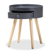 Jessen Gray Mid Century Nightstand - Cool Stuff & Accessories