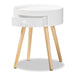 Jessen White Mid Century Nightstand - Cool Stuff & Accessories