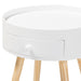 Jessen White Mid Century Nightstand - Cool Stuff & Accessories