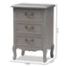 Capucine Cottage 3 Drawer Nightstand - Cool Stuff & Accessories