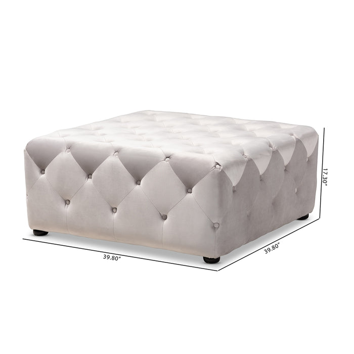 Calvetti Upholstered Cocktail Ottoman - Cool Stuff & Accessories