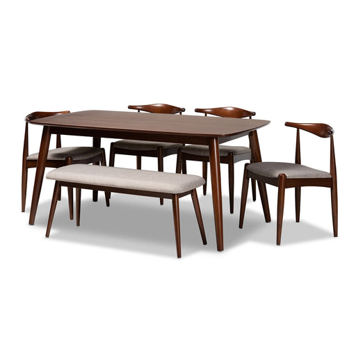 Aeron Upholstered 6 Piece Dining Set - Cool Stuff & Accessories