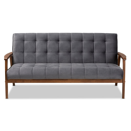 Asta Wood Sofa/Grey - Cool Stuff & Accessories