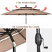 10ft 3 Tier Outdoor Patio Umbrella with Double Vented - Cool Stuff & Accessories